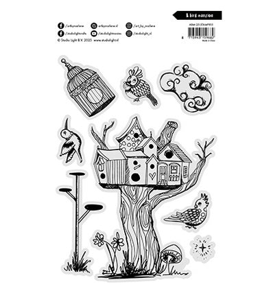 ABM Klarsichtstempel Ein Vogelhaus Art by Marlene Nr.815