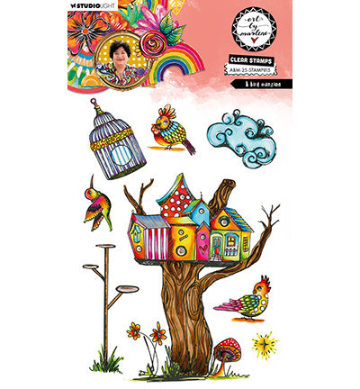 ABM Klarsichtstempel Ein Vogelhaus Art by Marlene Nr.815