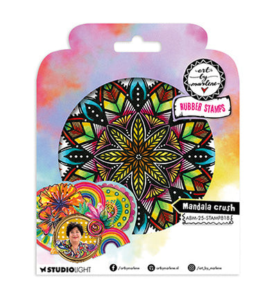 ABM Cling Gummistempel Mandala Crush Art by Marlene Nr.818
