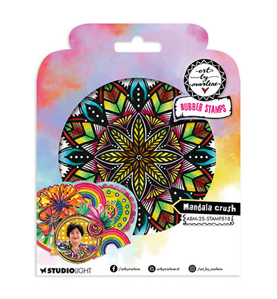 ABM Cling Gummistempel Mandala Crush Art by Marlene Nr.818