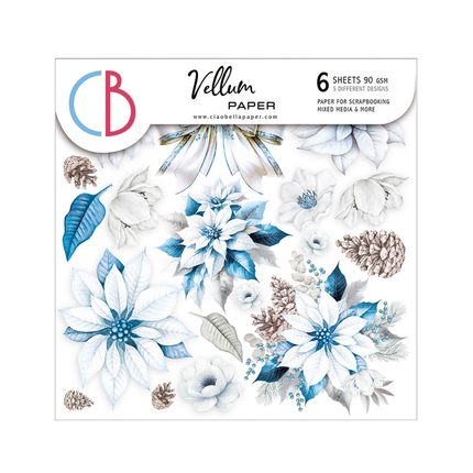 VELOURS ELEGANCE OF BLUE FUSSY CUT 6"X6" 6/PKG