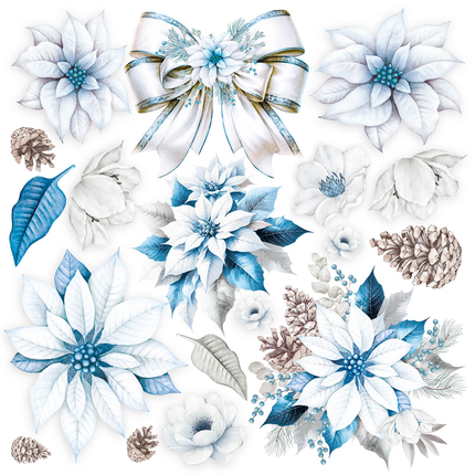 VELOURS ELEGANCE OF BLUE FUSSY CUT 6"X6" 6/PKG