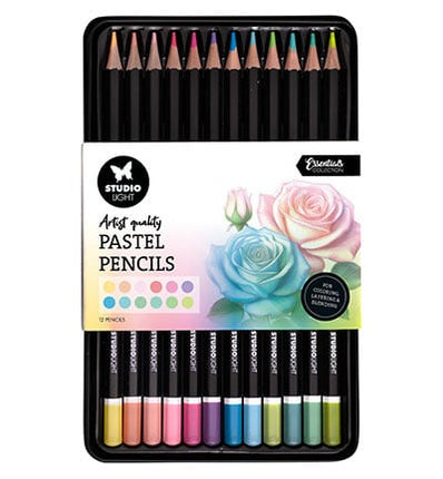 Buntstifte 12 Farben in Pastelltönen Essentials Nr. 01