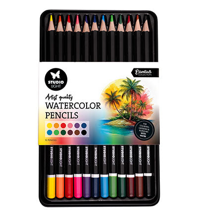 Buntstifte 12 Aquarellstifte Essentials Nr. 03