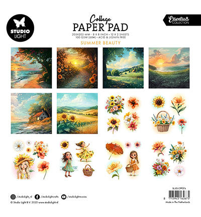 SL Collage-Papierblock Summer Beauty Essentials Nr. 376