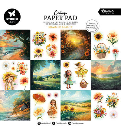 SL Collage-Papierblock Summer Beauty Essentials Nr. 376