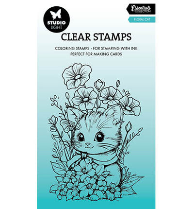 SL Klarsichtstempel Floral Cat Essentials Nr. 850