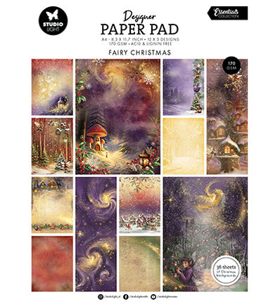 Designer-Papierblock Fairy Christmas Essentials Nr. 337  