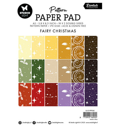 Musterpapierblock Fairy Christmas Essentials Nr. 342  