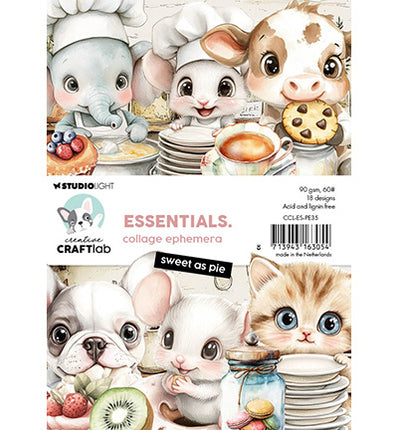 CCL Collage-Ephemera Sweet as pie Essentials Nr. 35