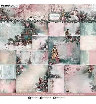 JMA Designer-Papierblock Hintergründe Christmas Blush Nr. 393