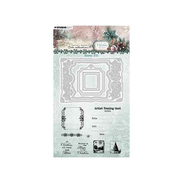 JMA Stempel und Stanzformen Snowy ATC Christmas Blush Nr. 98