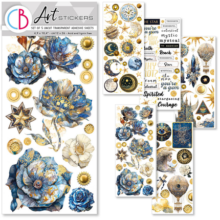 Art-Sticker Celestial 5/Stück