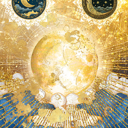Reispapier A5 gemischt 8/Stück Celestial