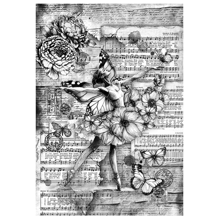 MIXED MEDIA REISPAPIER A4 SET 4/PKG BEDEUTSAME ERINNERUNGEN