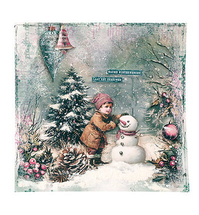 JMA Papierelemente 35 Collage-Elemente Christmas Blush Nr. 45