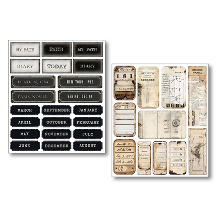 Sticker-Set 10/Stück Little Words