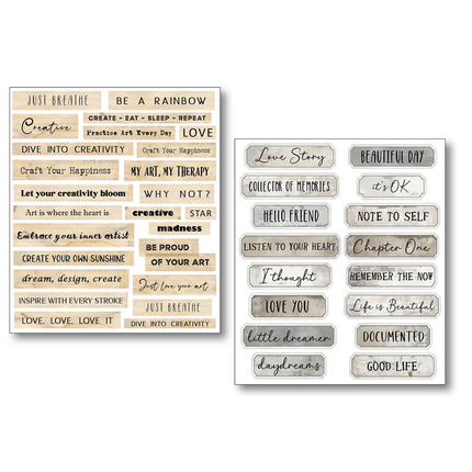 Sticker-Set 10/Stück Little Words