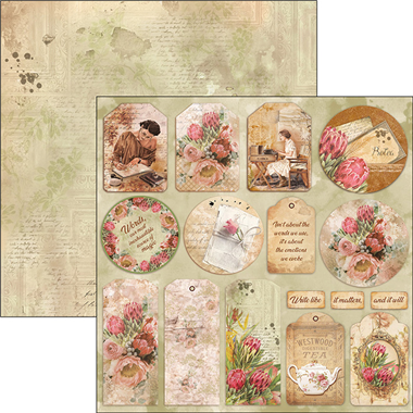 The Muse Tags Papierbogen 12"x12"