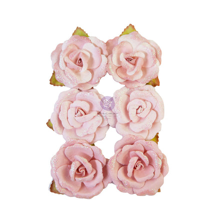 Prima Flowers® My Sweet Kollektion - Stitched - 6 Stück / 2,25 Zoll / Maulbeerpapier