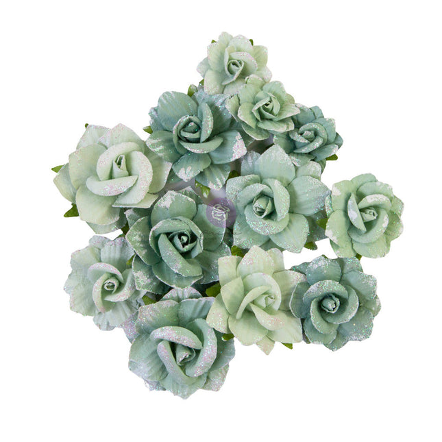 Prima Flowers® My Sweet Collection - Emerald Beauty - 12 Stk. / 1,5-2 in / Maulbeerpapier