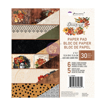 Diamond Collection 6x6 Papierblock - 30 Blatt / Papierblock