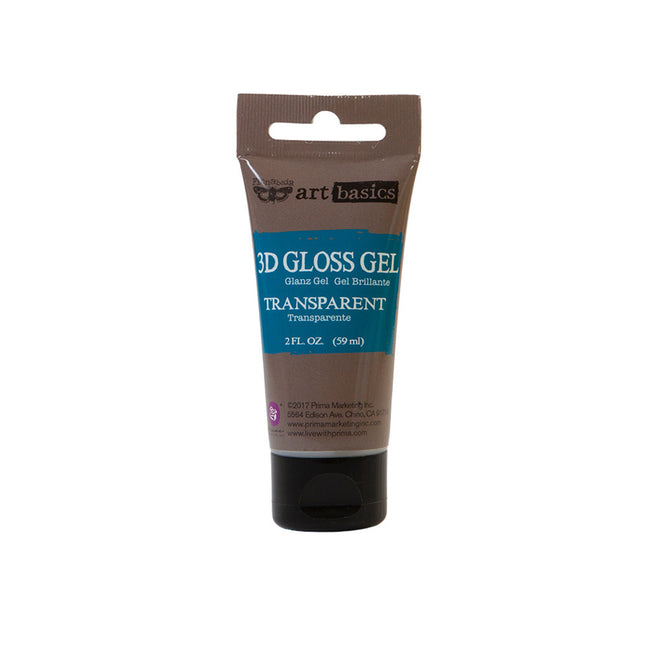 (M) 3D Glanzgel 2 oz Tube / Gel, Paste, Gesso-Medium
