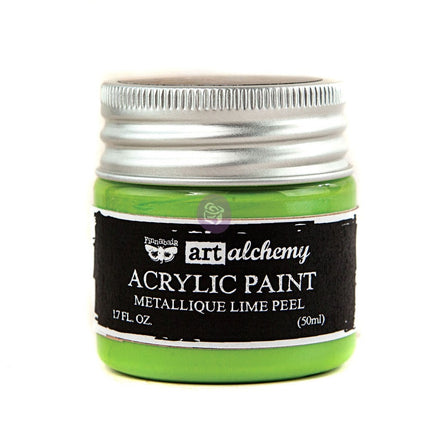 Art Alchemy-Acrylfarbe-Metallique Lime Peel 1,7 oz / Acrylfarbe