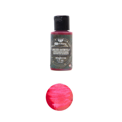 Art Alchemy-Flüssige Acrylfarbe Magenta - 1 Flasche - 30ml / Künstlerfarbe
