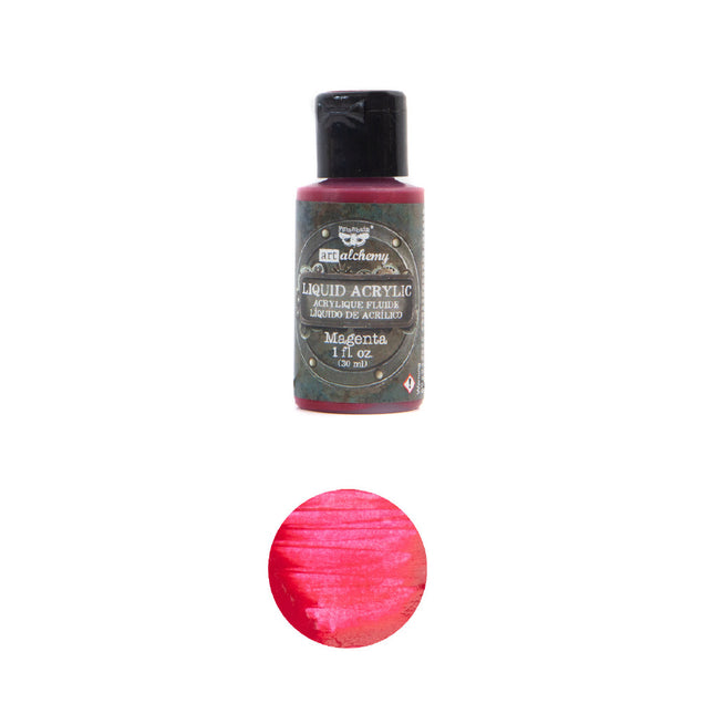 Art Alchemy-Flüssige Acrylfarbe Magenta - 1 Flasche - 30ml / Künstlerfarbe