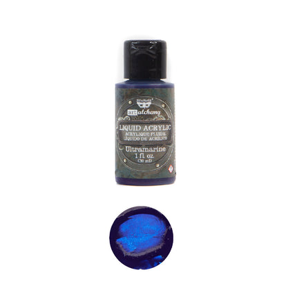 Art Alchemy-Flüssige Acrylfarbe Ultramarin - 1 Flasche - 30ml / Künstlerfarbe