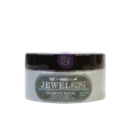 Art Extravagance - Juwelen Strukturpaste - Diamantringe - 1 Glas, 100ml (3,4 fl oz) / Künstlerpaste