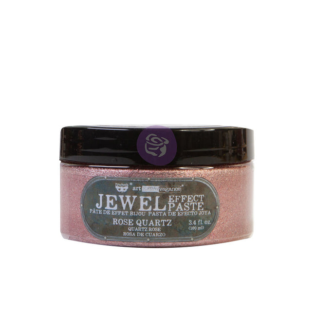 Art Extravagance - Juwelen Strukturpaste - Rosenquarz - 1 Glas, 100ml (3,4 fl oz) / Künstlerpaste