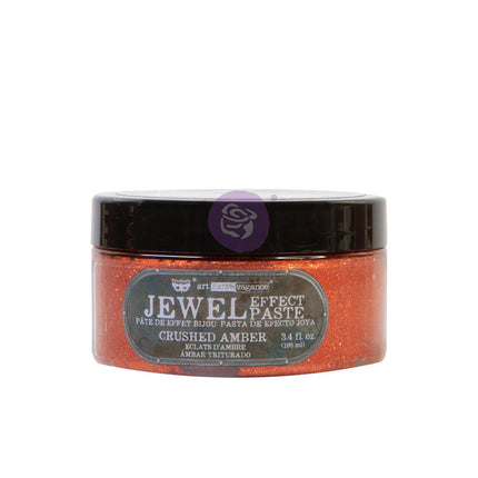 Art Extravagance - Juwelen Strukturpaste - Zerstoßener Bernstein - 1 Glas, 100ml (3,4 fl oz) / Künstlerpaste