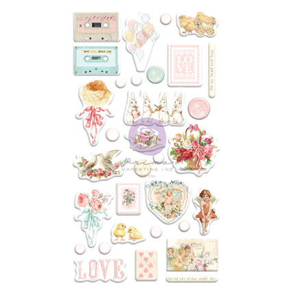 Magic Love Collection Puffy Aufkleber - 32 Stück / Aufkleber