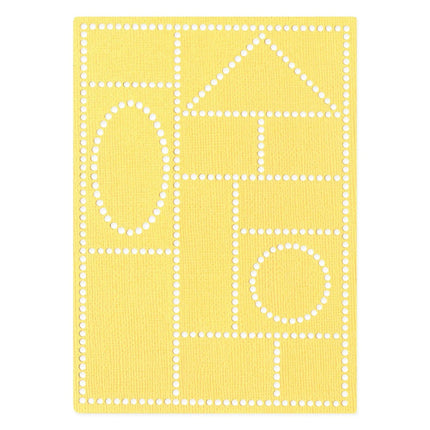 Sizzix • Thinlits Stanzform Set Falsche Briefmarke 2 Stück