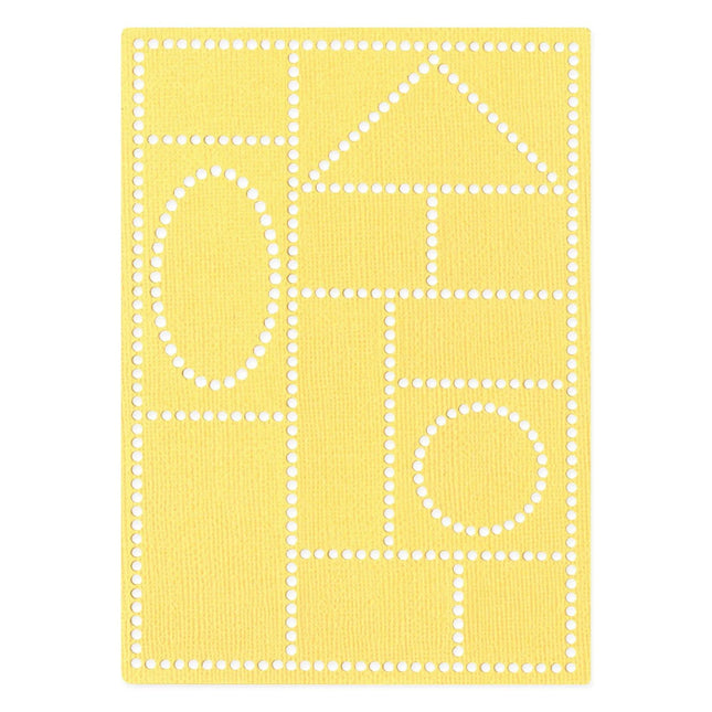Sizzix • Thinlits Stanzform Set Falsche Briefmarke 2 Stück