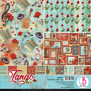 Tango Musterblock 12"x12" 8/Stück
