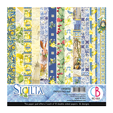 Sicilia Papierblock 6"x6" 24/Stück