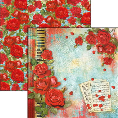La Vida es un Tango Papierbogen 12"x12"
