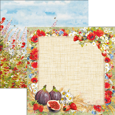 Süßes Landleben Papierbogen 12"x12"