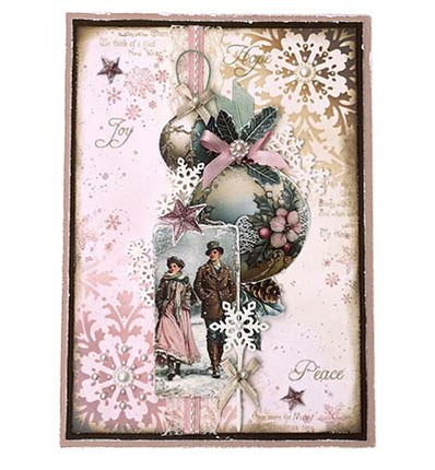 JMA Klarstempel Feiertagswünsche Christmas Blush Nr. 884