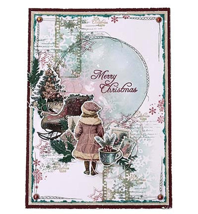 JMA Klarstempel Feiertagswünsche Christmas Blush Nr. 884