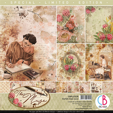 The Muse Limited Edition Papierblock 12"x12" 12/Stück