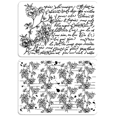 Klarsicht-Stempelset 4"x6" Breathe Darling