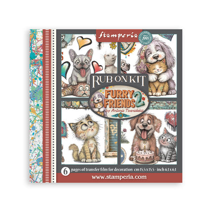 Art Journaling Selection LARGE - Furry Friends 2
