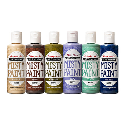 Selection 6 Misty colors ml 60 - Nature colors