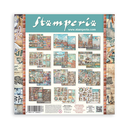 12”x12” (30.5x30.5 cm) Paper Pad 10 double sided printed sheets - Furry Friends 2