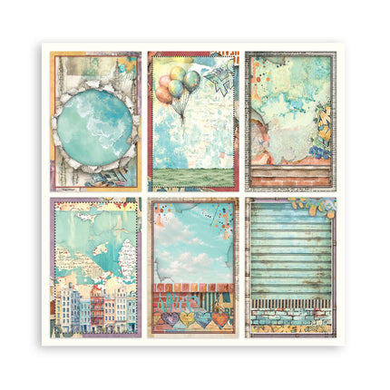 12”x12” (30.5x30.5 cm) Paper Pad 10 double sided printed sheets - Furry Friends 2