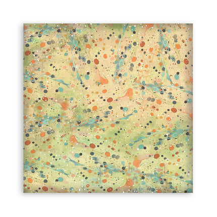 8”x8” (20.3x20.3 cm) Paper Pad 10 double sided printed Backgrounds sheets - Furry Friends 2